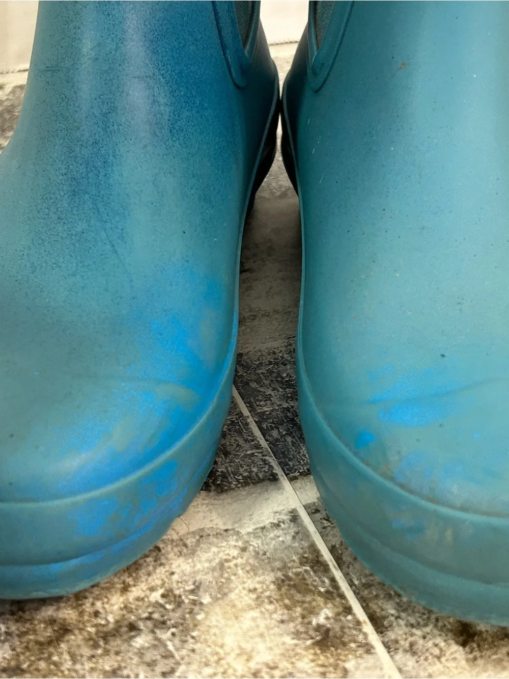 Hunter Kids Teal Short Chelsea Rain Boots